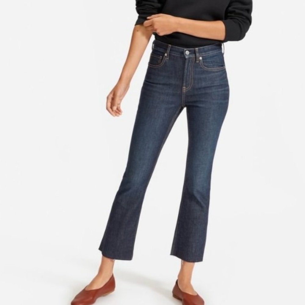 Everlane Dark Blue Ankle Jeans